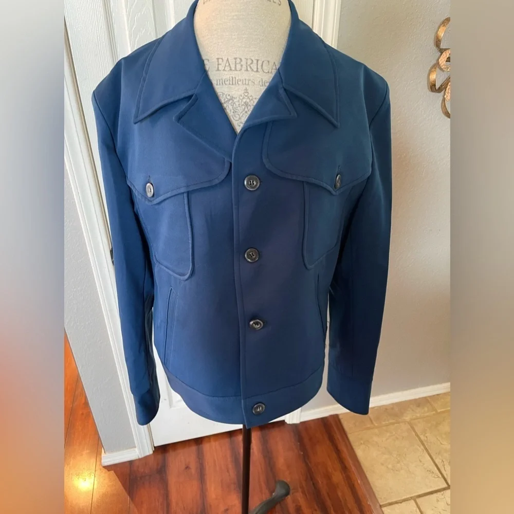 Anderson Little Men’s Vintage Blue Sports Coat Blazer Size 44